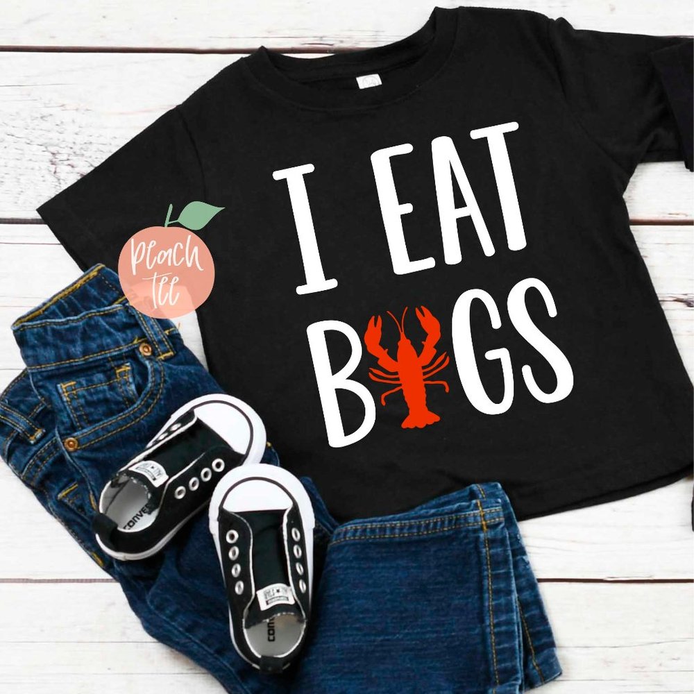 I Eat Bugs (Crawfish) Kids Tee